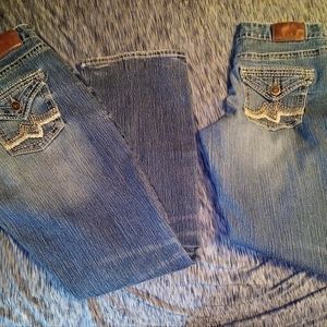 2 pairs of Maurices Jeans